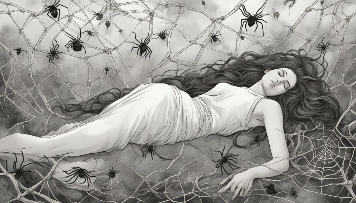 spiritual dream meaning of spiders crawling on me
