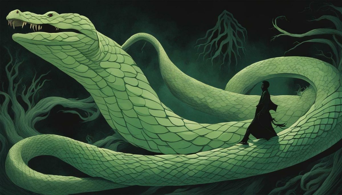 spiritual meaning of snake chasing you in a dream