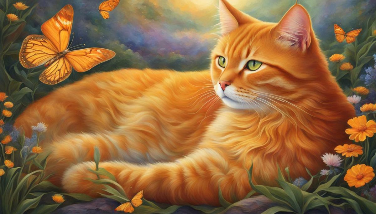 Spiritual meaning of orange cat in dreams