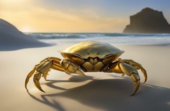 crab walking on sand spiritual dream