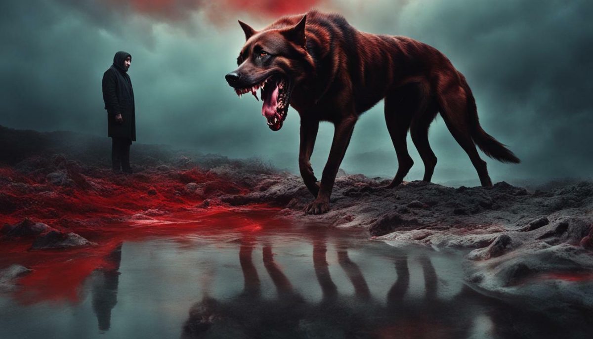 dog biting my hand dream spiritual meaning