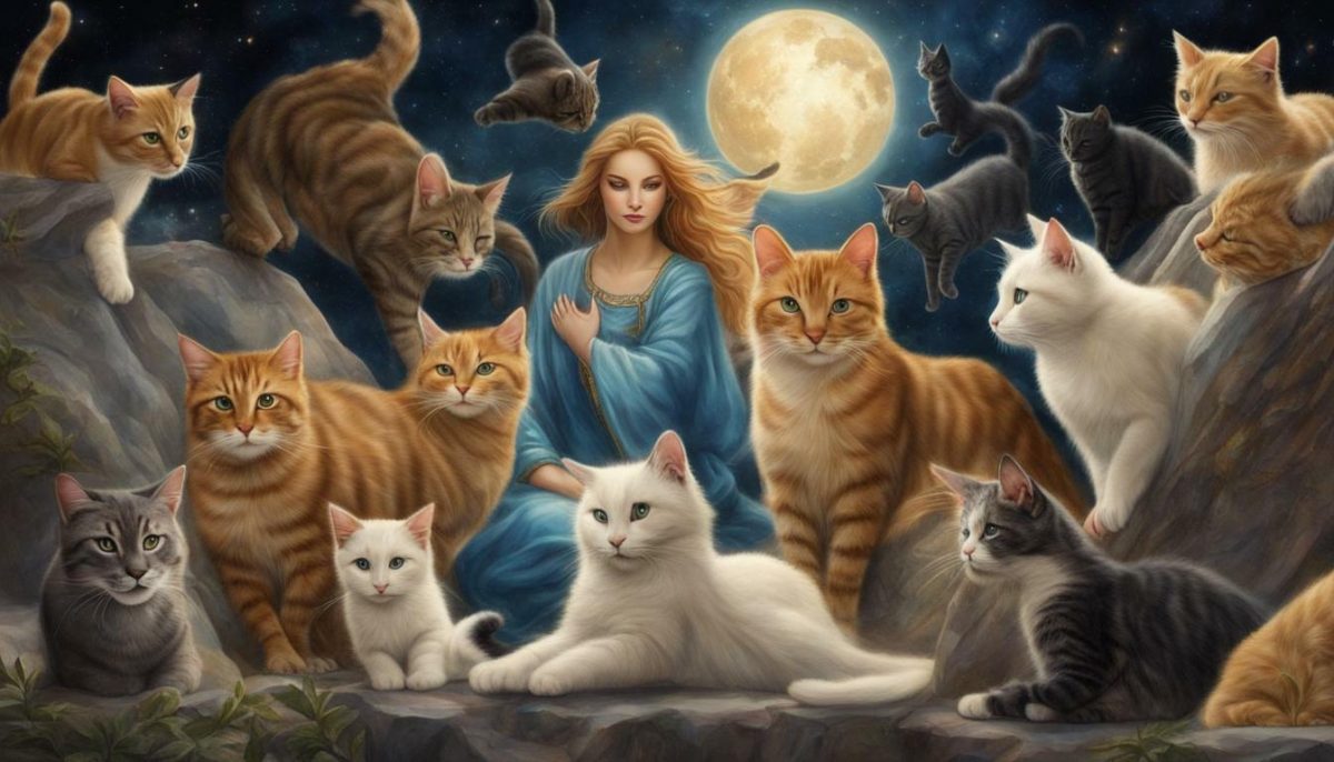 spiritual dream interpretations fo different cats jumping on you