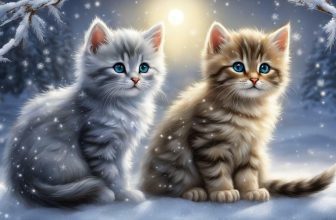 dream of kittens in snow and ice