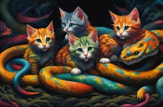 kittens being eaten by snakes in my dream