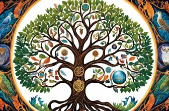 spiritual tapestries tree of life with animals in it