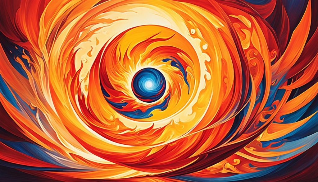 symbolic connection with the sun and fire