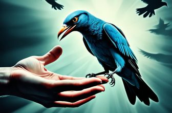 bird biting hand in dream meaning