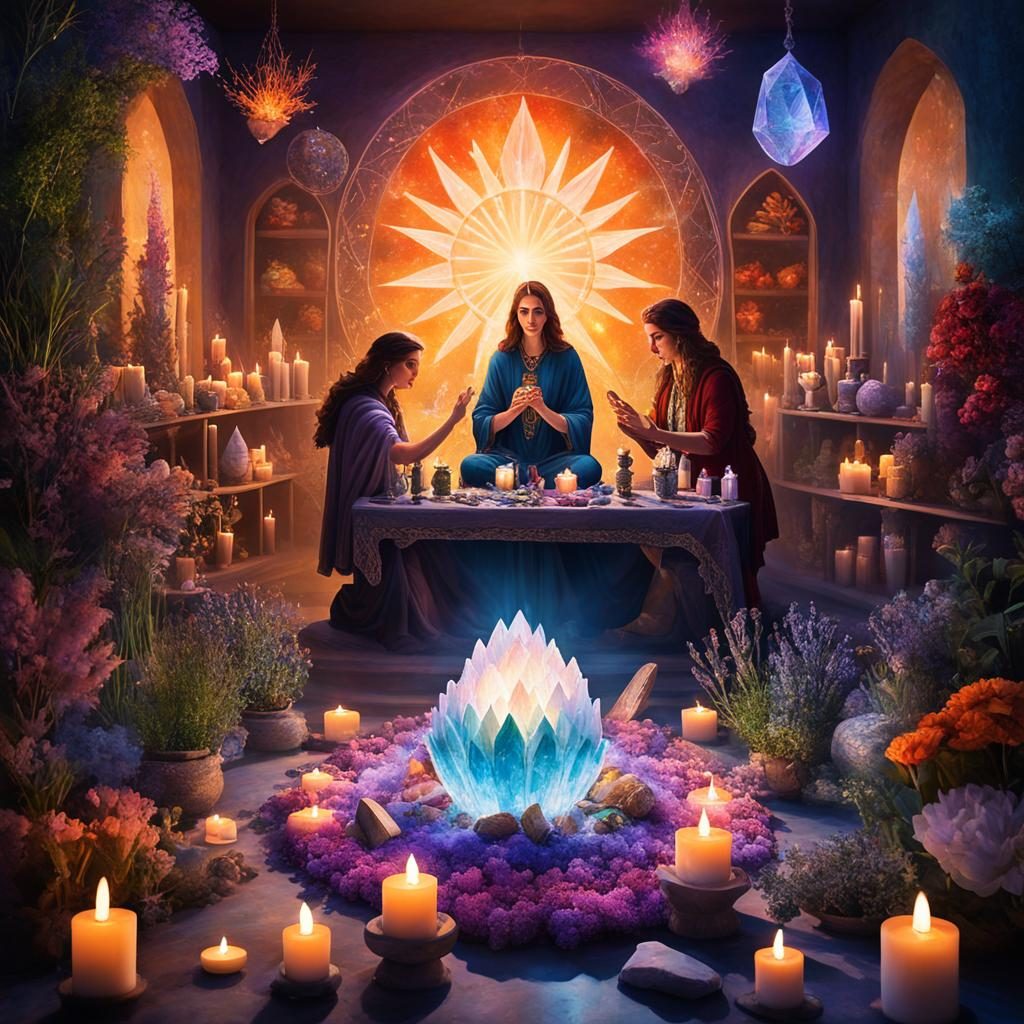 crystal rituals and practices image