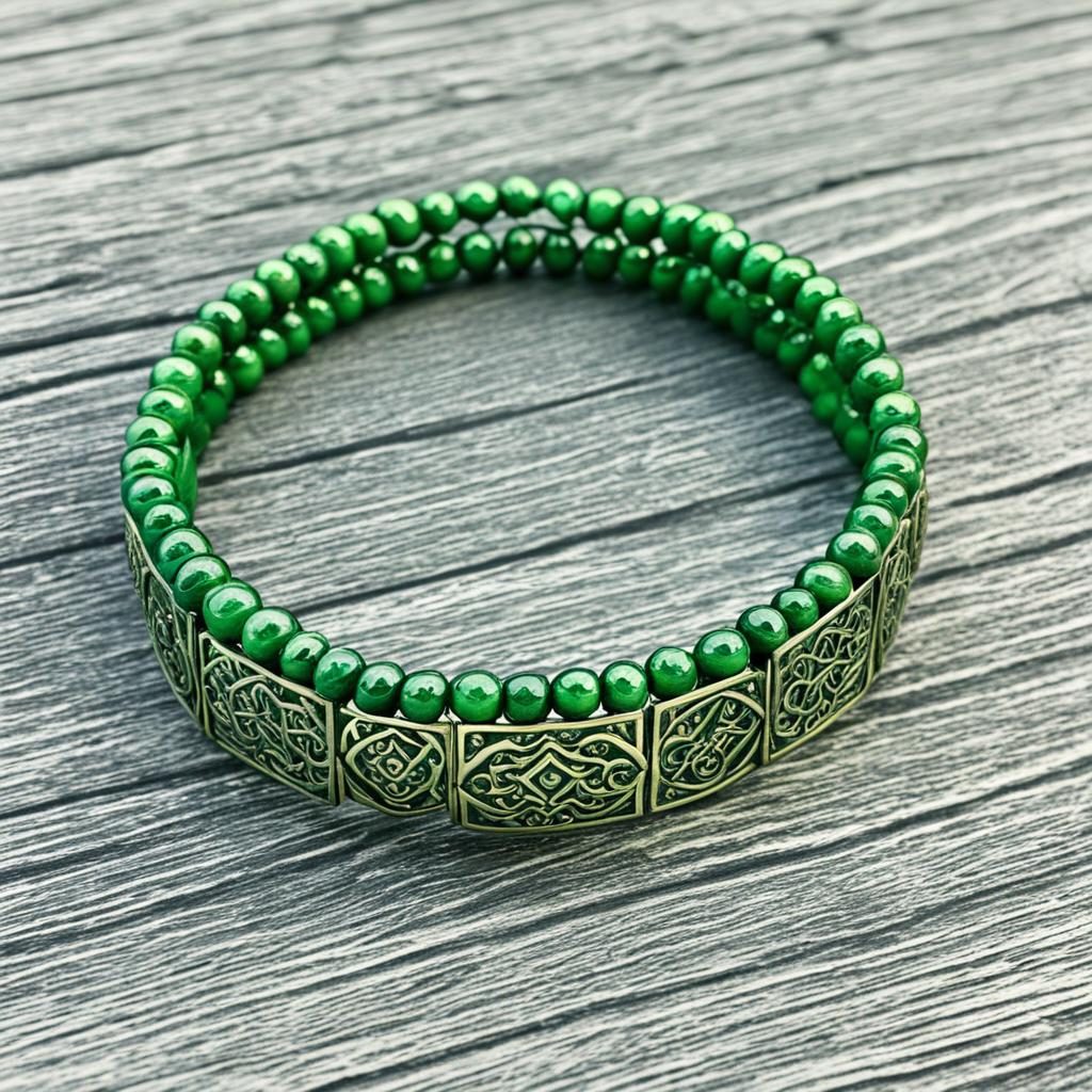 green bracelet