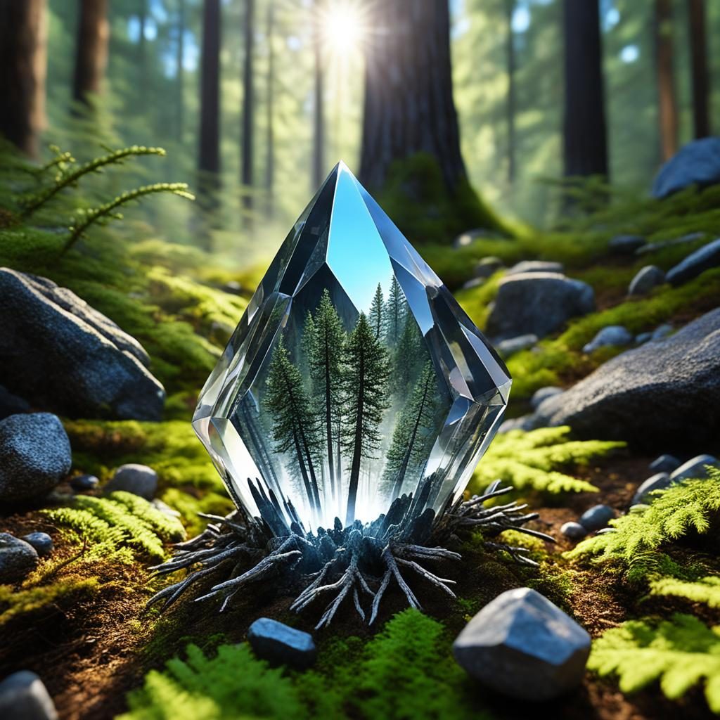 magnetite crystal for grounding