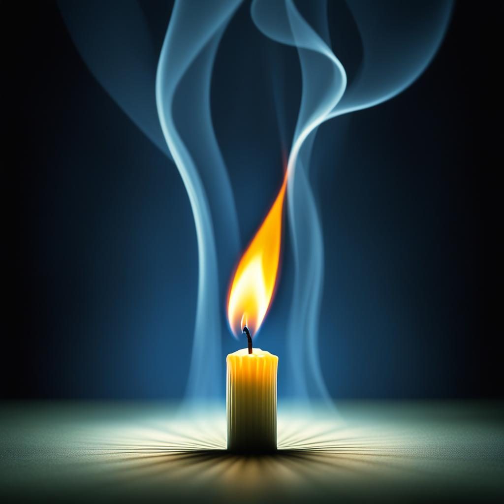 significance of high candle flame for spirituality