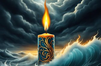 spiritual candle hard to blow out meaning