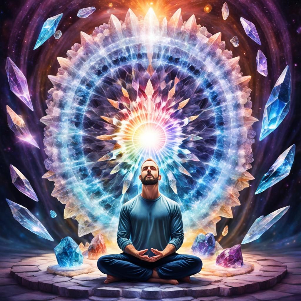 vortex meditation crystals