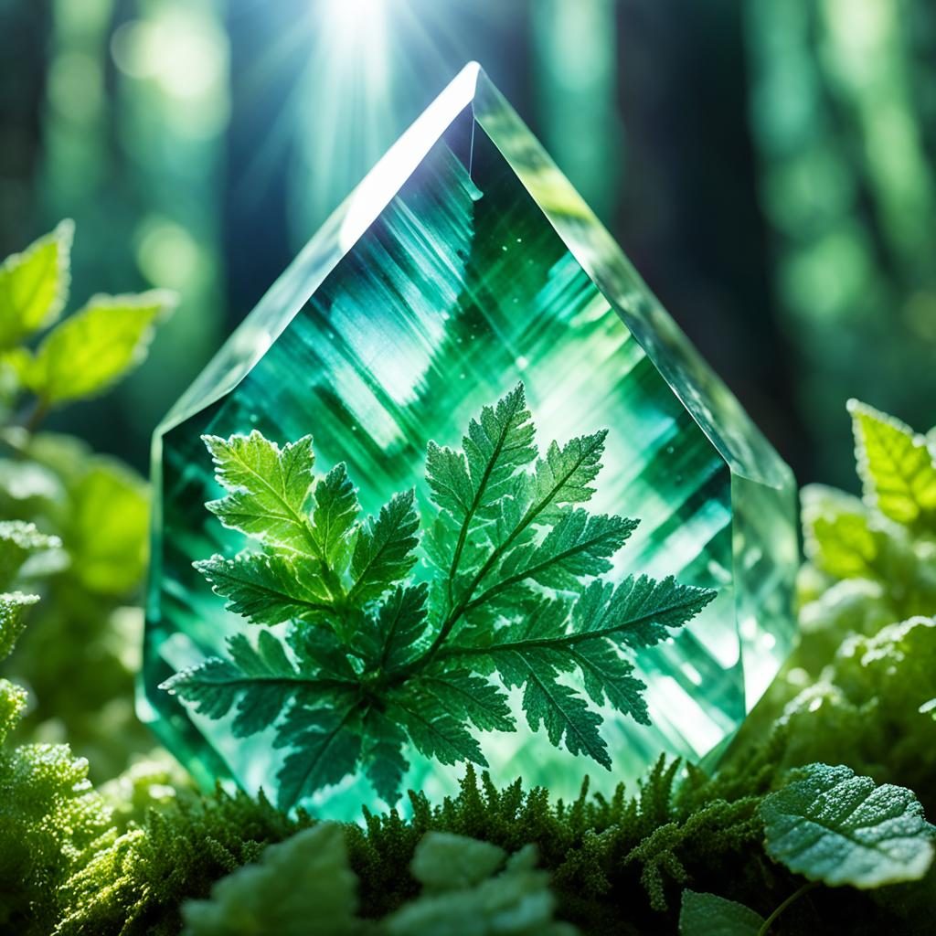 green fluorite crystal symbolism