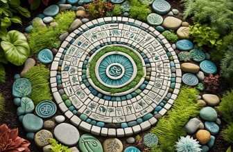 spiritual garden stepping stones