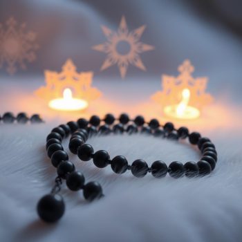 black beads necklace spiritual meaning