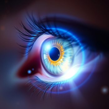 blue ring around iris spiritual meaning