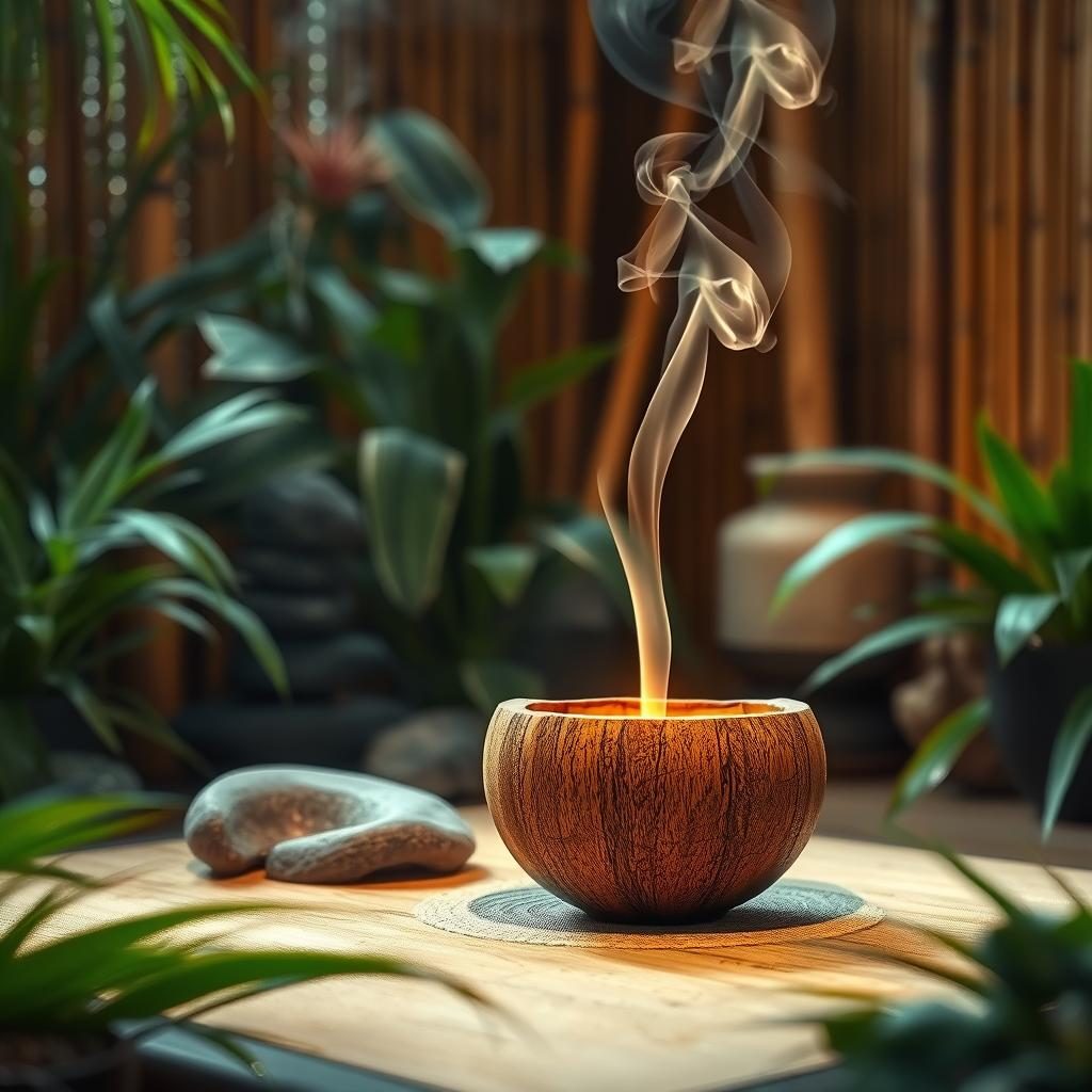 coconut incense healing properties