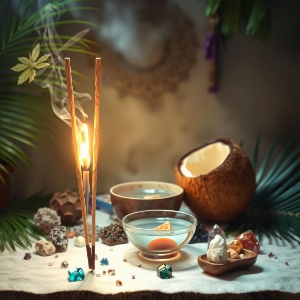 coconut incense uses
