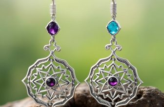spiritual silver earrings