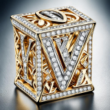 What does LV mean on jewelry?