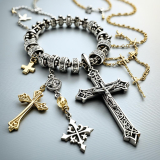 What type of jewellery is worn in Christianity?