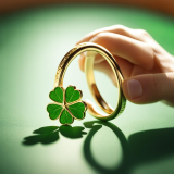 Which finger do you wear a gold ring for good luck?