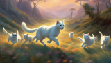 Chased by White Cat and Kittens in Dream: Exploring the Symbolic Meanings