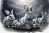 Spiritual meaning of grey rabbits in dreams