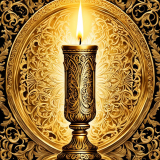 Golden Candle Guide for Spiritual Work Mastery