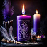 Unlocking the Purple Candle Spiritual Meaning