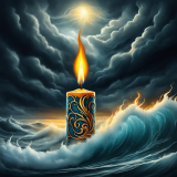 Meaning Behind a Spiritual Candle Hard to Blow Out