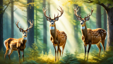 Unveiling the Spiritual Significance of 3 Deer