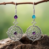 Discover Spiritual Silver Earrings for Inner Peace